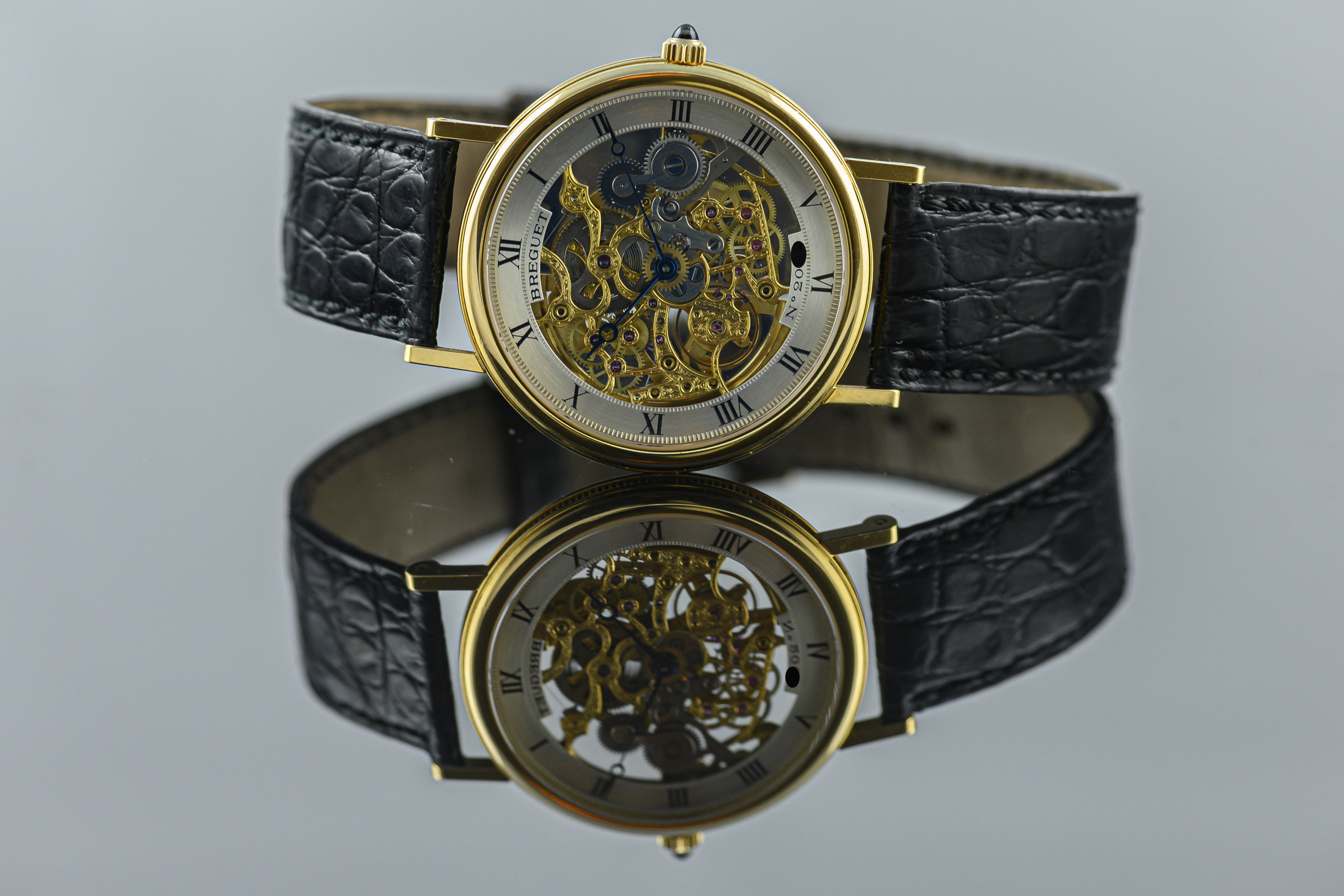 Breguet skeleton cheap watch