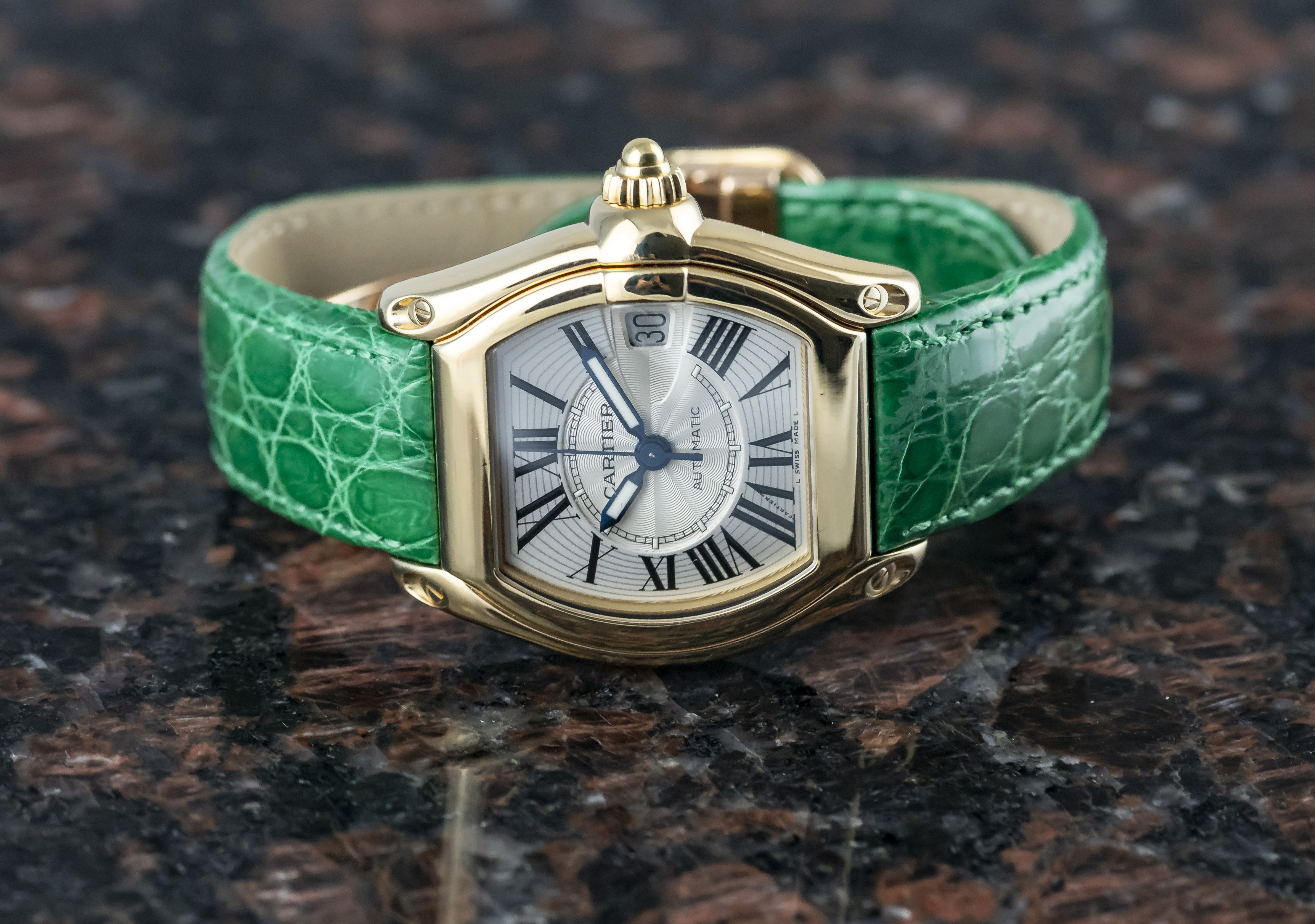 Cartier hotsell green watch