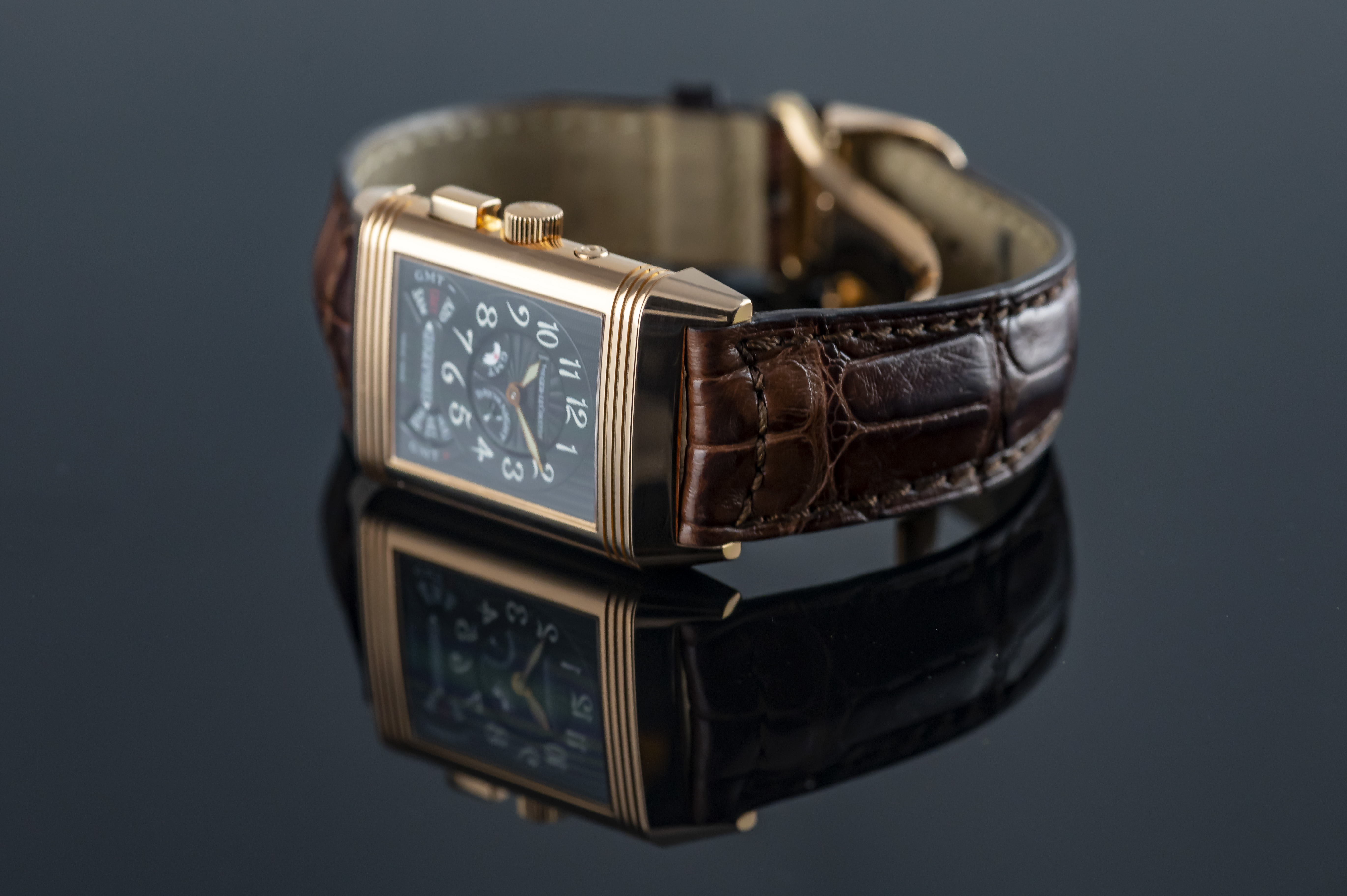 Limited Jaeger LeCoultre REVERSO G ographique 18k Ros gold